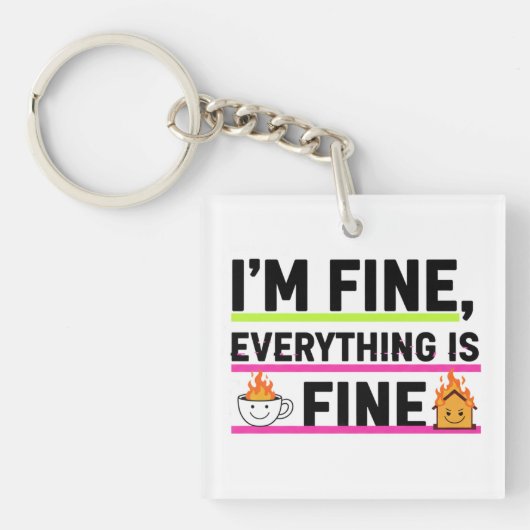 Porte-clés The Ultimate "I'm Fine" Men's Hoodies (Devant)