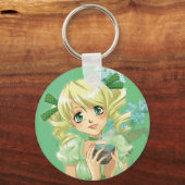 Porte-clés thé vert (Recto)