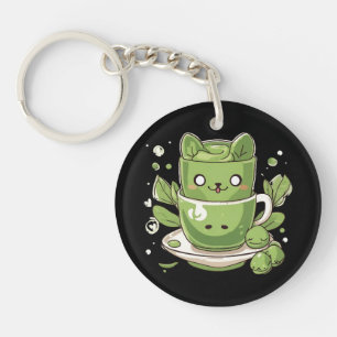 Porte-clés thé vert matcha