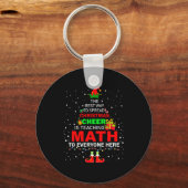 Porte-clés The Way To Spread Christmas Cheer Is Teaching Math (Recto)