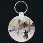Porte-clés The Yard and Wash House, Carl Larsson<br><div class="desc">The Yard and Wash House,  Carl Larsson</div>