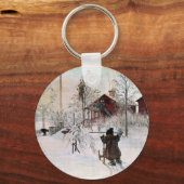 Porte-clés The Yard and Wash House, Carl Larsson (Recto)