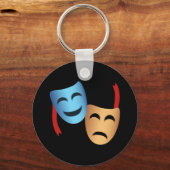 Porte-clés Théâtre Masque Emoji Théâtre Lover (Recto)