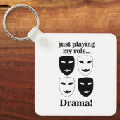 Porte-clés Théâtre Masque Théâtre Scène dramatique (Recto)