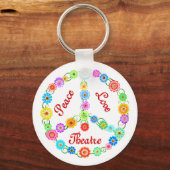 Porte-clés Théâtre Peace Love (Recto)