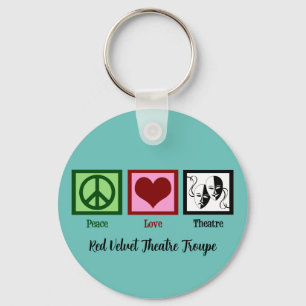 Porte-clés Théâtre Peace Love