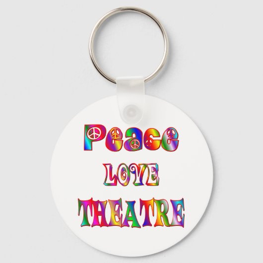 Porte-clés Théâtre Peace Love (Recto)