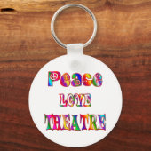 Porte-clés Théâtre Peace Love (Recto)