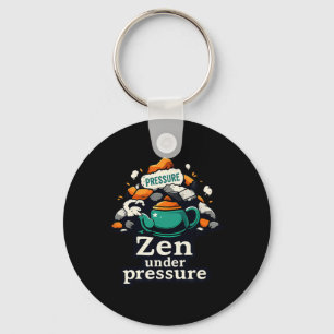 Porte-clés Théière Zen sous pression Vibes Chill Santé mental