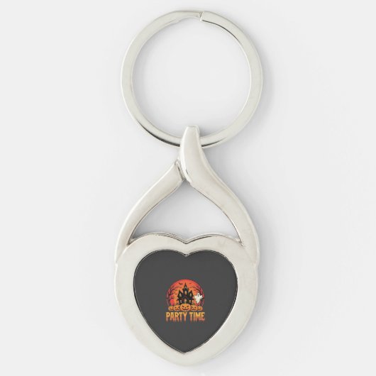 Porte-clés Thème de fête Halloween Fantôme Citrouille Design_ (Devant)