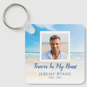 Porte-clés Thème de plage Memorial Keepsaké Porte - clé