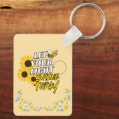 Porte-clés thème fleur (Verso)