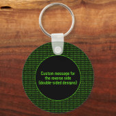 Porte-clés Thème Infosec - Données numériques sécurisées - en (Verso)