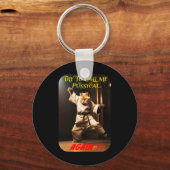 Porte-clés Thème Karate humoristique (Recto)