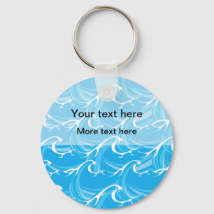 Porte-clés Thème Plage Ocean Message Porte - clés