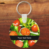 Porte-clés Thème Salade saine Porte - clés (Recto)