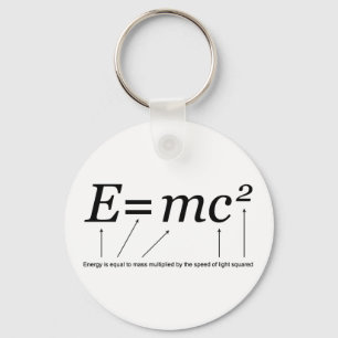 Porte-clés Théorie d'E=MC2 Einstein de relativité