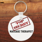 PORTE-CLÉS THÉRAPEUTE MASSAGE SECRET (Recto)