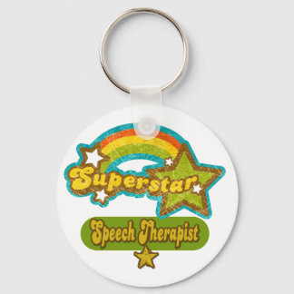 Porte-clés Thérapeute orthophoniste de superstar