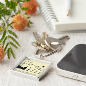 Porte-clés Thérapie de chien (Côté)