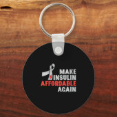 Porte-clés Thérapie de l'insuline chez les femmes Sensibilisa (Recto)