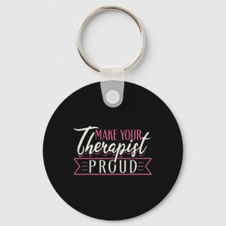 Porte-clés Thérapie de soutien thérapeutique Rendez votre thé
