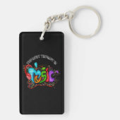 Porte-clés Thérapie musicale vintage (Dos)