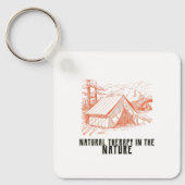 Porte-clés Thérapie naturelle dans la nature (Recto)