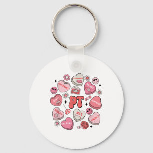 Porte-clés Thérapie physique Valentines Super Jour Coeur Bonb