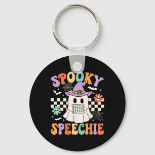 Porte-clés Thérapie vocale éffrayante Halloween Retro Slp