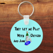 Porte-clés Thérapiste respiratoire Drôle cadeaux (Recto)