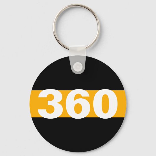 Porte-clés Thin Gold Line Personalized Dispatcher Keychain (Recto)