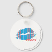 Porte-clés Thin Stripes Aqua (Recto)