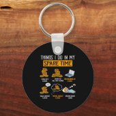 Porte-clés Things I Do In My Spare Time Funny Numismatics Coi (Recto)