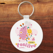 Porte-clés Think Positive Keychain (Recto)