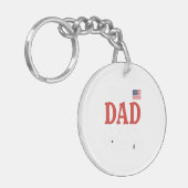 Porte-clés This Dad is a Veteran Keychain – Heartfelt Gift (Devant gauche)