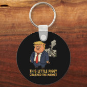 Porte-clés This Ggy Crashed The Market Funny Quote  (Recto)