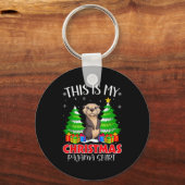 Porte-clés This Is My Christmas Pajama Shirt Sea Otter Xmas P (Recto)