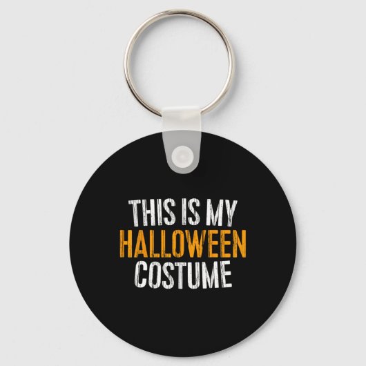 Porte-clés This Is My Halloween Costume (Recto)