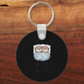 Porte-clés This Is Our Cuddle Shirt Otter Couple Cute  (Recto)