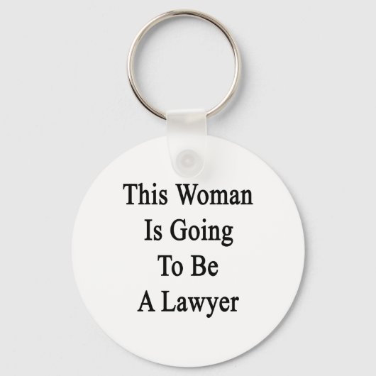 Porte-clés This Woman Is Going To Be A Lawyer (Recto)