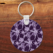 Porte-clés THISTTLE violet motif (Recto)