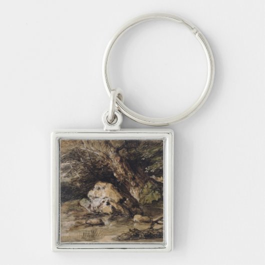 Porte-clés Thomas Gainsborough | un paysage accidenté avec (Devant)