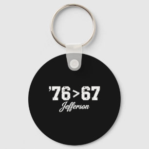 Porte-clés Thomas Jefferson 76 67 Évidence Faire l'histoire F