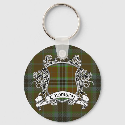 Porte-clés Thomson Tartan Shield (Recto)
