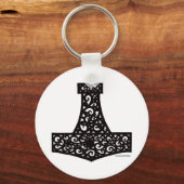 Porte-clés Thors Hammer en noir (Recto)