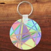 Porte-clés Threads de verre d'art Abstraits (Recto)