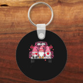 Porte-clés Three Gnomes And Leopard Truck Happy Valentine's D (Recto)