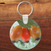 Porte-clés Three orange rosehips (Recto)