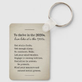 Porte-clés Thrive in 2026 Encouraging Advice (Verso)